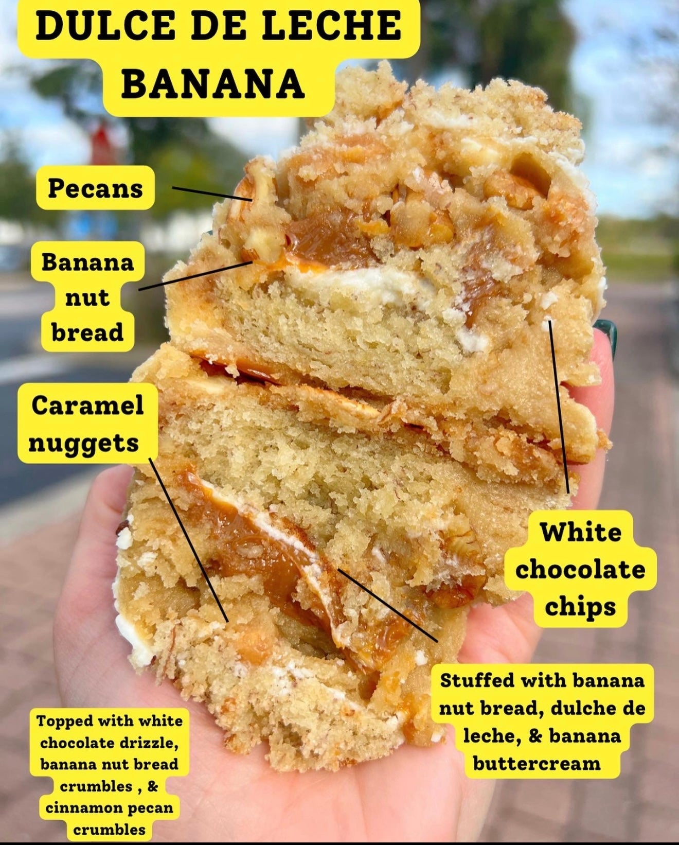 Banana Dulche de leche - Crushin' on Cookies