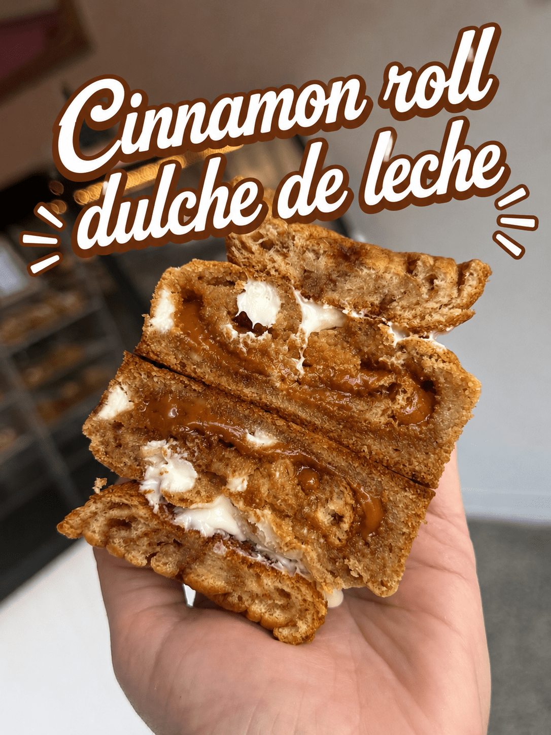 Cinnamon roll Dulche de leche - Crushin' on Cookies