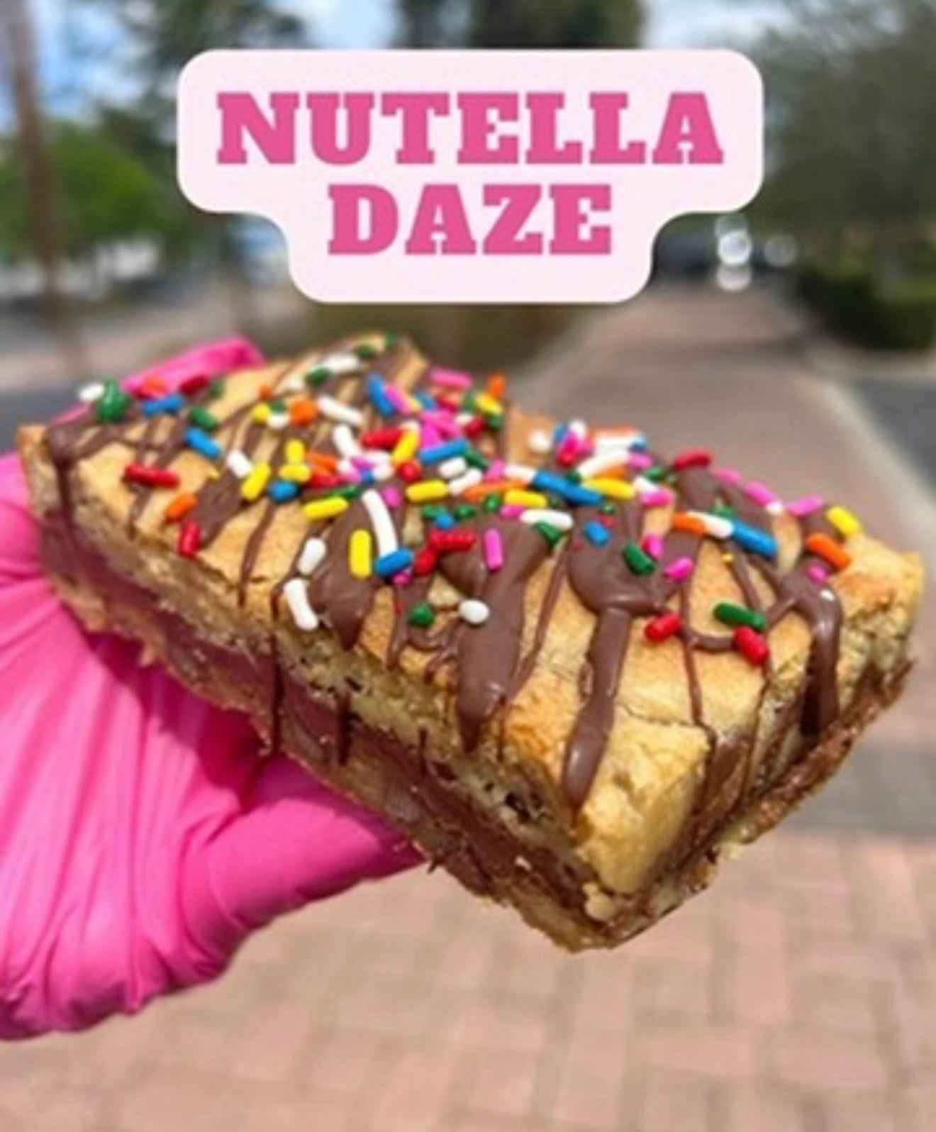 Nutella bar - Crushin' on Cookies