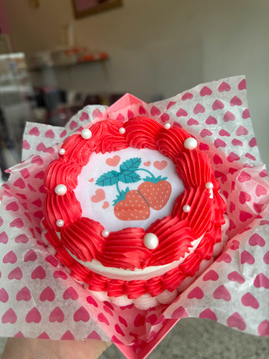 4 - Inch Mini Bento Cake: The Printed Collection (Pick - Up Only) - Crushin' on Cookies