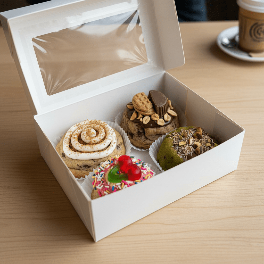 4 - Pack Stuffed Cookie Box - Crushin' on Cookies