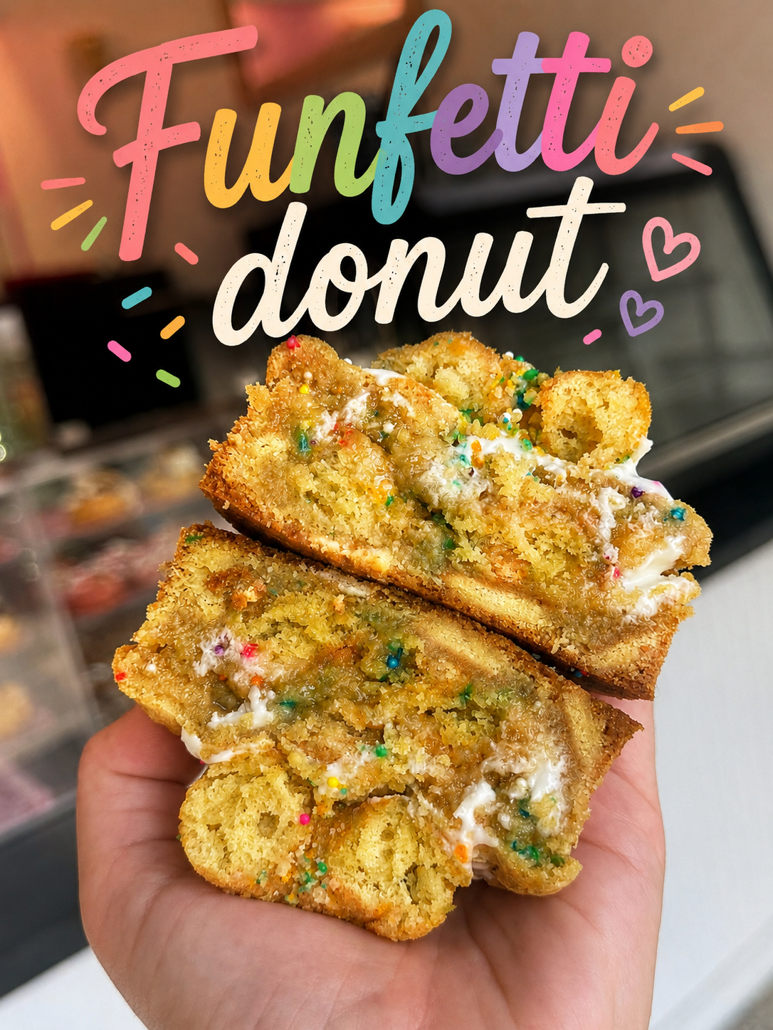 Funfetti donut - Crushin' on Cookies