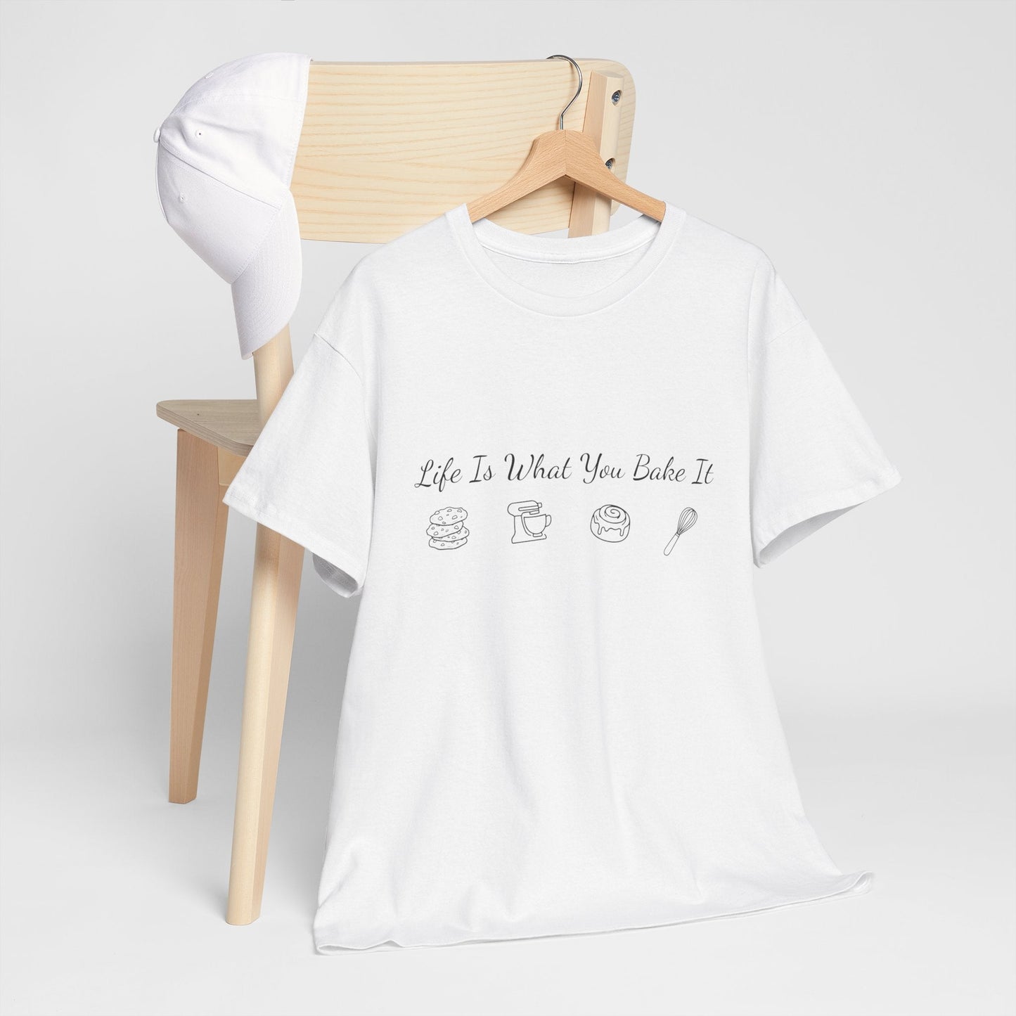 Life Is What You Bake It T-Shirt — Baking Lover Graphic Tee - Crushin' on Cookies