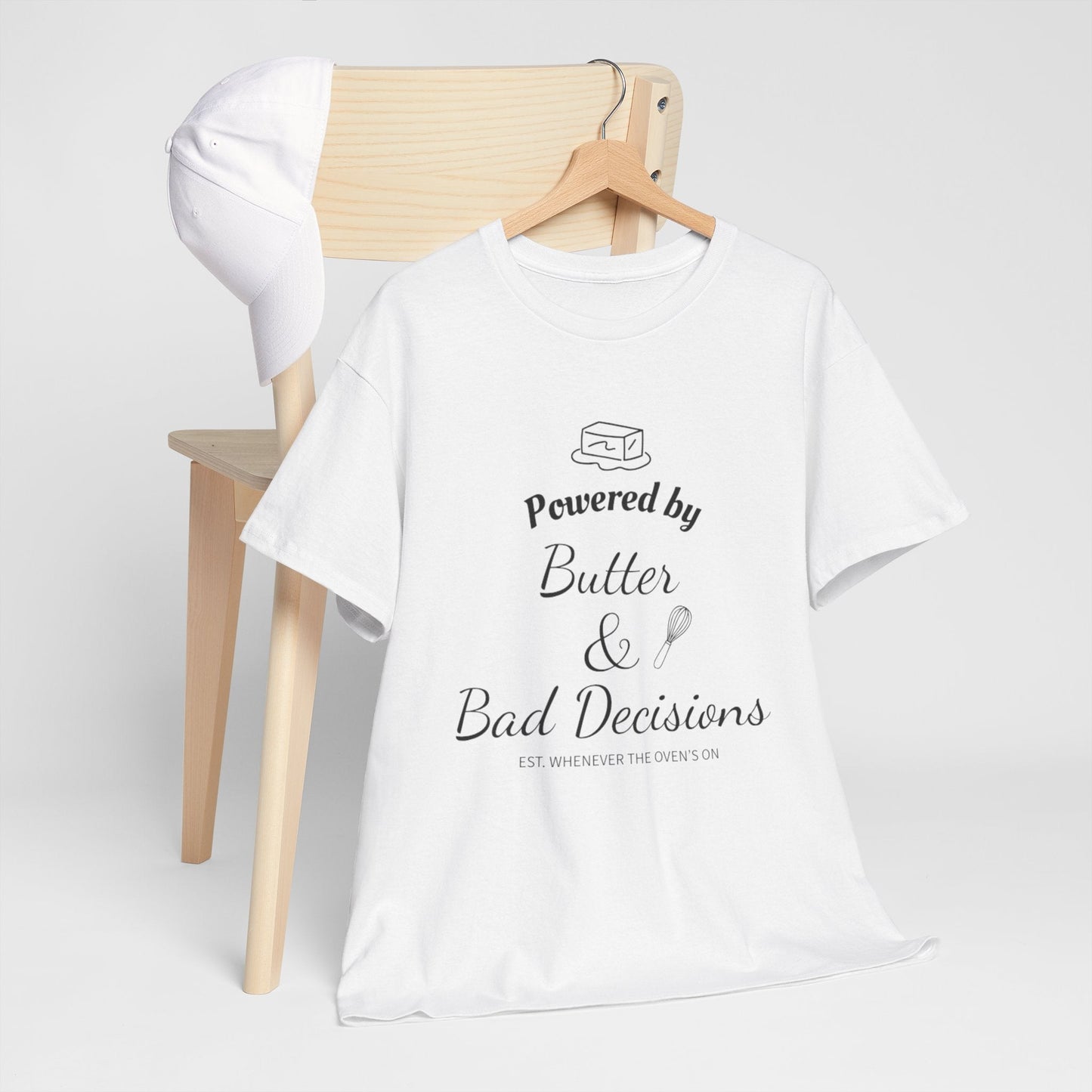 Powered by — Baking Lover Graphic Tee - Crushin' on Cookies