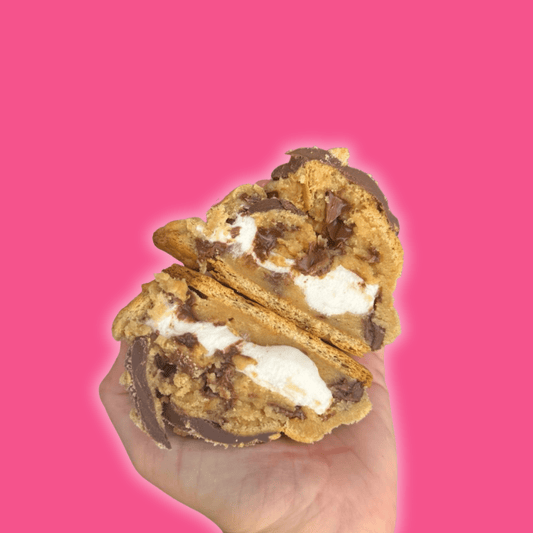 S'mores Stuffed Cookie - Crushin' on Cookies